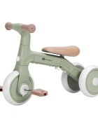 Petite&Mars Bicicletatricicleta pentru copii PetiteMars Bingo Verde 3 in 1 multifunctionala cu pedale detasabile ghidon directionabil sa reglabila pe inaltime 2.3 kg greutate admisa 25 kg 12-36 luni