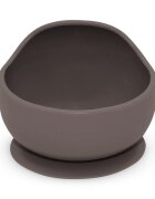 Petite&Mars Bol din silocon PetiteMars Bitter Cocoa Maro TakeMatch cu ventuza fara BPA 6 luni+ 360 ml