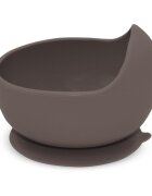 Petite&Mars Bol din silocon PetiteMars Bitter Cocoa Maro TakeMatch cu ventuza fara BPA 6 luni+ 360 ml