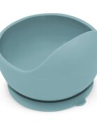 Petite&Mars Bol din silocon PetiteMars Frosted Sky Albastru TakeMatch cu ventuza fara BPA 6 luni+ 360 ml