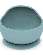Petite&Mars Bol din silocon PetiteMars Frosted Sky Albastru TakeMatch cu ventuza fara BPA 6 luni+ 360 ml