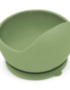 Petite&Mars Bol din silocon PetiteMars Sweet Pea Verde TakeMatch cu ventuza fara BPA 6 luni+ 360 ml