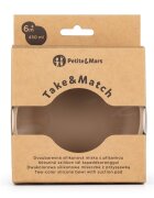 Petite&Mars Bol PetiteMars cu ventuza din silicon TakeMatch bej