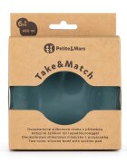 Petite&Mars Bol PetiteMars cu ventuza din silicon TakeMatch verde