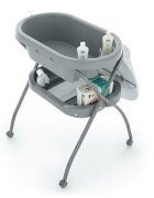 Petite&Mars Cadita 3 in 1 PetiteMars Spa cu masuta de infasat si spatiu de depozitare Gri