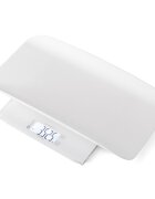 Petite&Mars Cantar electronic 2 in 1 PetiteMars Alb multifunctional panou cu touch pentru bebelusi si adulti pana 180 kg