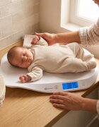 Petite&Mars Cantar electronic pentru bebelusi Petite Mars forma ergonomica Alb