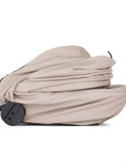 Petite&Mars Carucior 2 in 1 pentru copii PetiteMars Scout Bej cu landou pliabil reversibil spatar si suport de picioare reglabile maner ajustabil accesorii pana la 22 kg 0 luni+