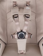 Petite&Mars Carucior 2 in 1 pentru copii PetiteMars Scout Bej cu landou pliabil reversibil spatar si suport de picioare reglabile maner ajustabil accesorii pana la 22 kg 0 luni+