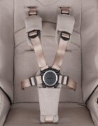 Petite&Mars Carucior 2 in 1 pentru copii PetiteMars Scout Crem Cappuccino cu landou pliabil reversibil spatar si suport de picioare reglabile maner ajustabil accesorii pana la 22 kg 0 luni+