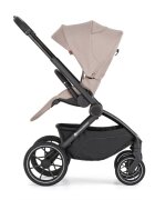 Petite&Mars Carucior 2 in 1 pentru copii PetiteMars Scout Crem Cappuccino cu landou pliabil reversibil spatar si suport de picioare reglabile maner ajustabil accesorii pana la 22 kg 0 luni+