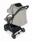 Petite&Mars Carucior pentru copii PetiteMars Flip gri cu pliere compacta spatar reglabil suport picioare reglabil si copertina extensibila cu protectie UPF 50+ greutate admisa 22 kg
