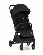 Petite&Mars Carucior pentru copii PetiteMars Flip negru cu pliere compacta spatar reglabil suport picioare reglabil si copertina extensibila cu protectie UPF 50+ greutate admisa 22 kg
