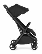 Petite&Mars Carucior pentru copii PetiteMars Flip negru cu pliere compacta spatar reglabil suport picioare reglabil si copertina extensibila cu protectie UPF 50+ greutate admisa 22 kg