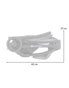 Petite&Mars Carucior sport pentru copii Petite Mars Pax Ultimate Gri compact cu spatar ajustabil suport pentru picioare reglabil pliere tip carte 6-36 luni