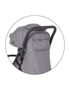 Petite&Mars Carucior sport pentru copii Petite Mars Pax Ultimate Gri compact cu spatar ajustabil suport pentru picioare reglabil pliere tip carte 6-36 luni