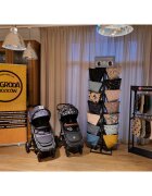 Petite&Mars Carucior sport PetiteMars Street+ Air Include capotina impermeabila Editie limitata Cu fereastra husa picioare cos de bagaje Cu roti gonflabile Centura de siguranta in 5 puncte Sarcina maxima 25 kg 6 luni+ Ocean