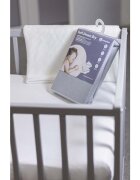 Petite&Mars Cearceaf cu elastic Soft Dream din jersey 120x60 cm alb
