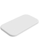Petite&Mars Cearceaf elastic impermeabil PetiteMars pentru patut co-sleeper din bumbac 84x50 cm alb