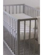 Petite&Mars Cearceaf impermeabil cu elastic Soft Dream Dry 120x60 cm gri