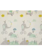 Petite&Mars Covoras de joaca PetiteMars reversibil 197 x 147 x 1 cm animale multicolor