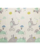 Petite&Mars Covoras de joaca PetiteMars reversibil 197 x 147 x 1 cm oras multicolor