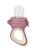 Petite&Mars Dispozitiv de hranire PetiteMars pentru fructe si legume include capac de protectie 6+ luni Roz