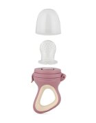 Petite&Mars Dispozitiv de hranire PetiteMars pentru fructe si legume include capac de protectie 6+ luni Roz