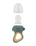 Petite&Mars Dispozitiv de hranire PetiteMars pentru fructe si legume include capac de protectie 6+ luni VerdeOcru