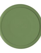 Petite&Mars Farfurie compartimentata din silicon PetiteMars Sweet Pea Verde TakeMatch cu ventuza si 3 compartimente fara BPA 500 ml 6 luni+