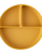 Petite&Mars Farfurie compartimentata PetiteMars cu ventuza si 3 compartimente TakeMatch silicon galben