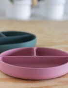 Petite&Mars Farfurie compartimentata PetiteMars cu ventuza si 3 compartimente TakeMatch silicon galben