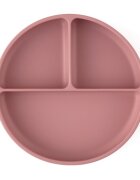 Petite&Mars Farfurie compartimentata PetiteMars cu ventuza si 3 compartimente TakeMatch silicon roz