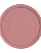 Petite&Mars Farfurie compartimentata PetiteMars cu ventuza si 3 compartimente TakeMatch silicon roz