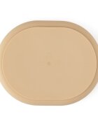 Petite&Mars Farfurie compartimentata PetiteMars ovala cu ventuza si 3 compartimente TakeMatch bej