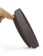 Petite&Mars Farfurie din silicon PetiteMars Bitter Cocoa Maro TakeMatch cu ventuza fara BPA 6 luni+ 400 ml