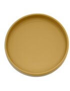 Petite&Mars Farfurie din silicon PetiteMars fara BPA cu ventuza TakeMatch 6 luni+ ocru