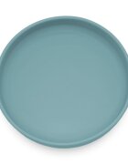 Petite&Mars Farfurie din silicon PetiteMars Frosted Sky Albastru TakeMatch cu ventuza fara BPA 6 luni+ 400 ml