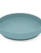 Petite&Mars Farfurie din silicon PetiteMars Frosted Sky Albastru TakeMatch cu ventuza fara BPA 6 luni+ 400 ml