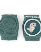 Petite&Mars Genunchiere cu pernute PetiteMars cu elastic 13x10 cm 6 luni+ verde