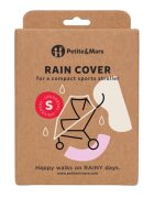 Petite&Mars Husa de ploaie pentru carucior sport PetiteMars 80x68x38 cm Transparent