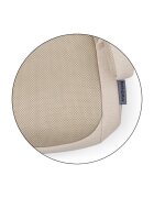 Petite&Mars Inaltator auto pentru copii PetiteMars Optimus Pro Bej i-Size cu isofix 125-150 cm 22-36 kg forma ergonomica husa detasabila
