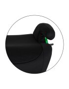Petite&Mars Inaltator auto pentru copii PetiteMars Optimus Pro Negru i-Size cu isofix 125-150 cm 22-36 kg forma ergonomica husa detasabila