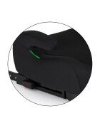 Petite&Mars Inaltator auto pentru copii PetiteMars Optimus Pro Negru i-Size cu isofix 125-150 cm 22-36 kg forma ergonomica husa detasabila