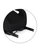 Petite&Mars Inaltator auto pentru copii PetiteMars Optimus Pro Negru i-Size cu isofix 125-150 cm 22-36 kg forma ergonomica husa detasabila