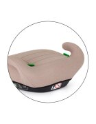 Petite&Mars Inaltator auto pentru copii PetiteMars Zuno Bej inchis i-Size 125-150 cm 22-36 kg forma ergonomica husa detasabila
