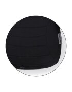Petite&Mars Inaltator auto pentru copii PetiteMars Zuno Negru i-Size 125-150 cm 22-36 kg forma ergonomica husa detasabila