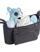 Petite&Mars Organizator carucior PetiteMars dimensiune universala Negru