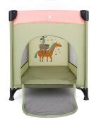 Petite&Mars Patut pliabil pentru copii PetiteMars Koot Boho 120x60 cm cu roti functie de tarc pliere compacta include geanta de transport intrare laterala cu fermoar greutate admisa 15 kg 0-30 luni