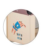 Petite&Mars Patut pliabil pentru copii PetiteMars Koot maro 120x60 cm cu roti functie de tarc pliere compacta include geanta de transport intrare laterala cu fermoar greutate admisa 15 kg 0-30 luni